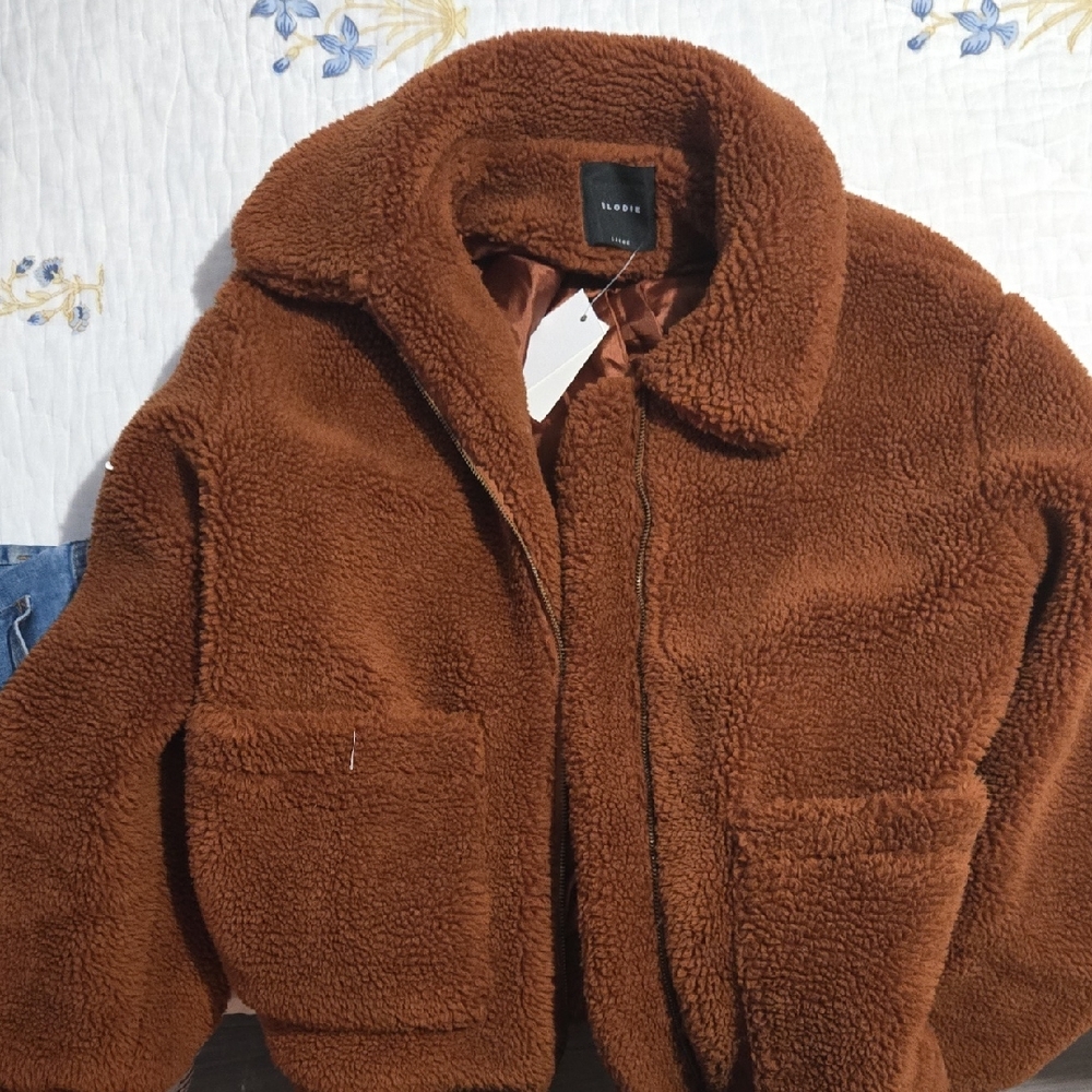 Elodie Brown Teddy Jacket